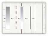 Weißlack Zimmertüren Lombardo mit Rillenfräsungen 2mm
