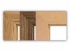 Echtholz furnierte Holzzargen für Wohnungseingangstüren, Schallschutztüren, Sicherheitstüren