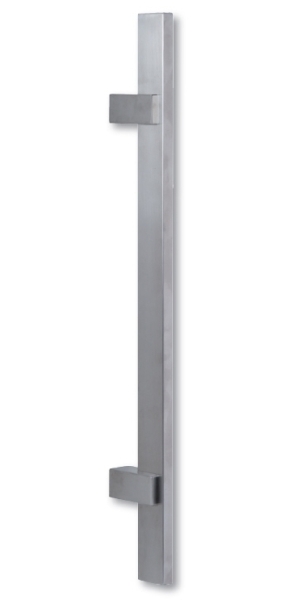 500 mm Türgriffpaar Stoßgriffpaar Edelstahl/Eiche für Glastüren oder Holztüren 