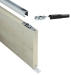 Holz-Schiebetürbeschlag Set mit Einzugsdämpfung bis 80 kg - Modell 2000SM
